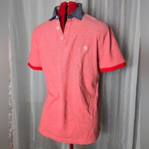 Original Penguin Men's Polo Shirt Medium Red/Scarlett
